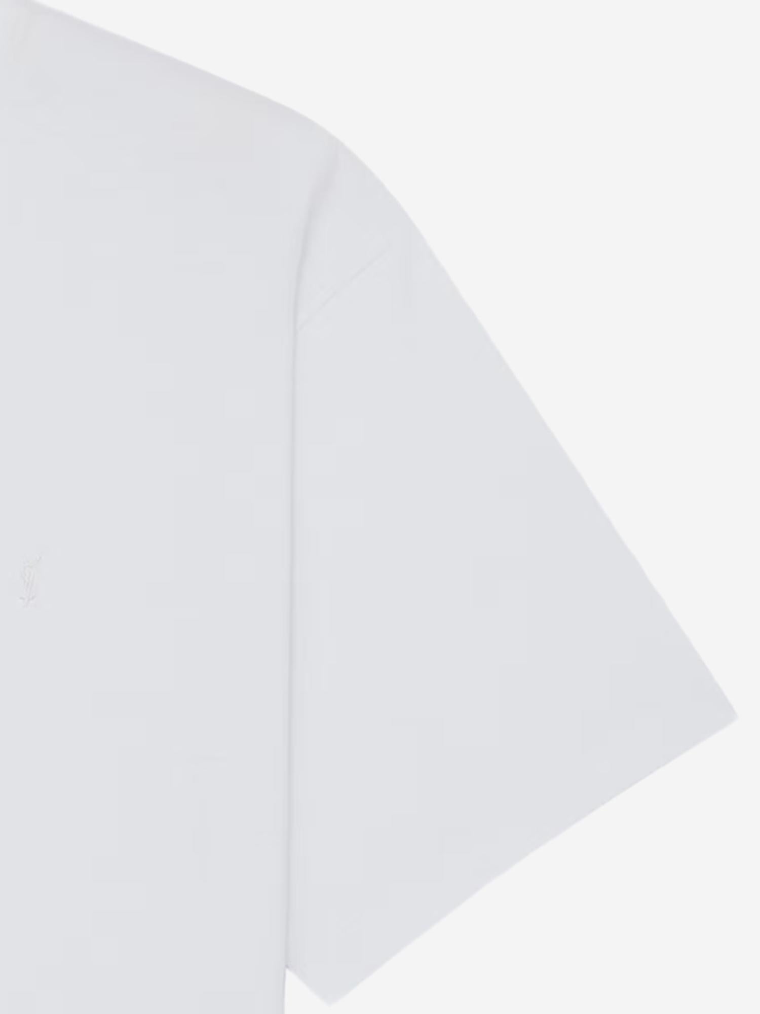 T-SHIRT IN COTONE CON LOGO 862769 Y38AK9538 SAINT LAURENT 