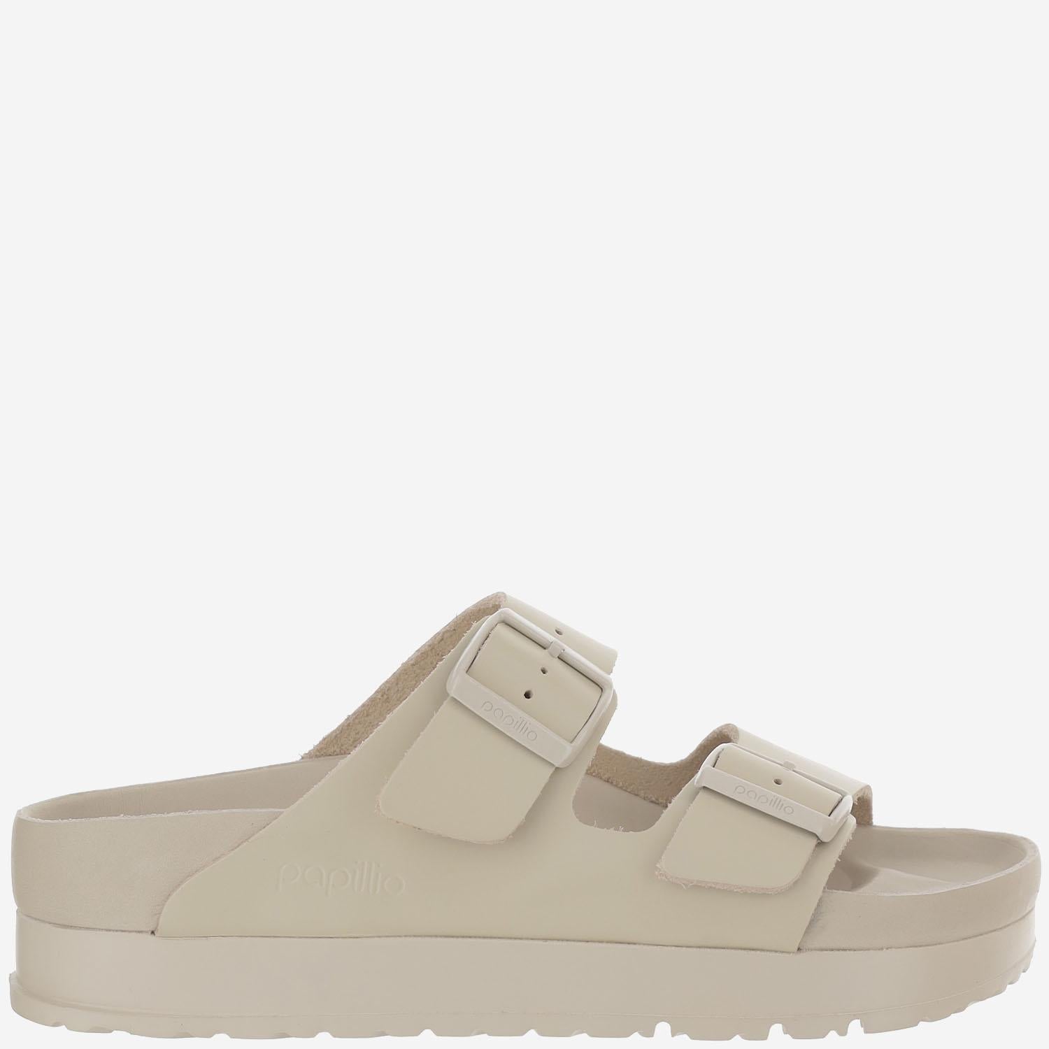 SANDALI ARIZONA PAP FLEX IN PELLE 1031470 OYSTER BIRKENSTOCK 