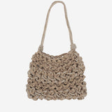 borsa vittoria in rafia VITTORIARAFIA AVORIOTORTORANERO MELA 