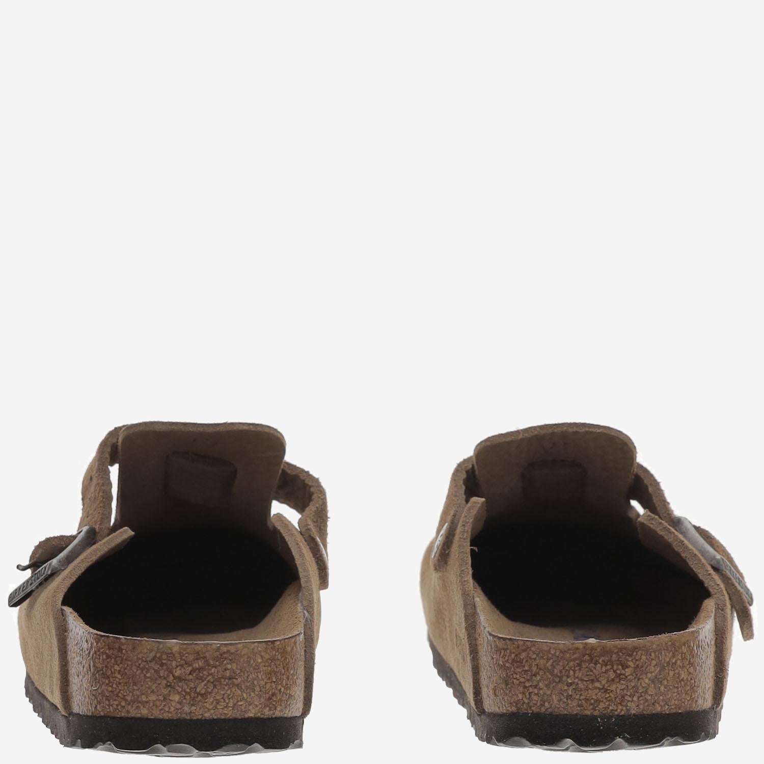 MULES BOSTON IN SUEDE 1030861 DARKTEA BIRKENSTOCK 