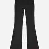 PANTALONI IN MISTO LANA STRETCH CON OVAL D IN METALLO A14390 0PHAL9XX DIESEL 