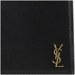 PORTAFOGLIO TINY CASSANDRE EAST/WEST IN PELLE LUCIDA 607727 02G0W1000 SAINT LAURENT 