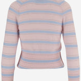 MAGLIA IN CASHMERE A RIGHE W40510AM PWPNKCO GUEST IN RESIDENCE 