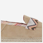 Espadrilles in misto viscosa con motivo zigzag MWB013 020 MISSONI 
