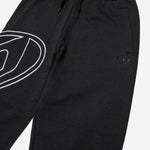 Pantaloni in cotone con ricamo Oval D J02272 0GYCJK900 DIESEL KIDS 