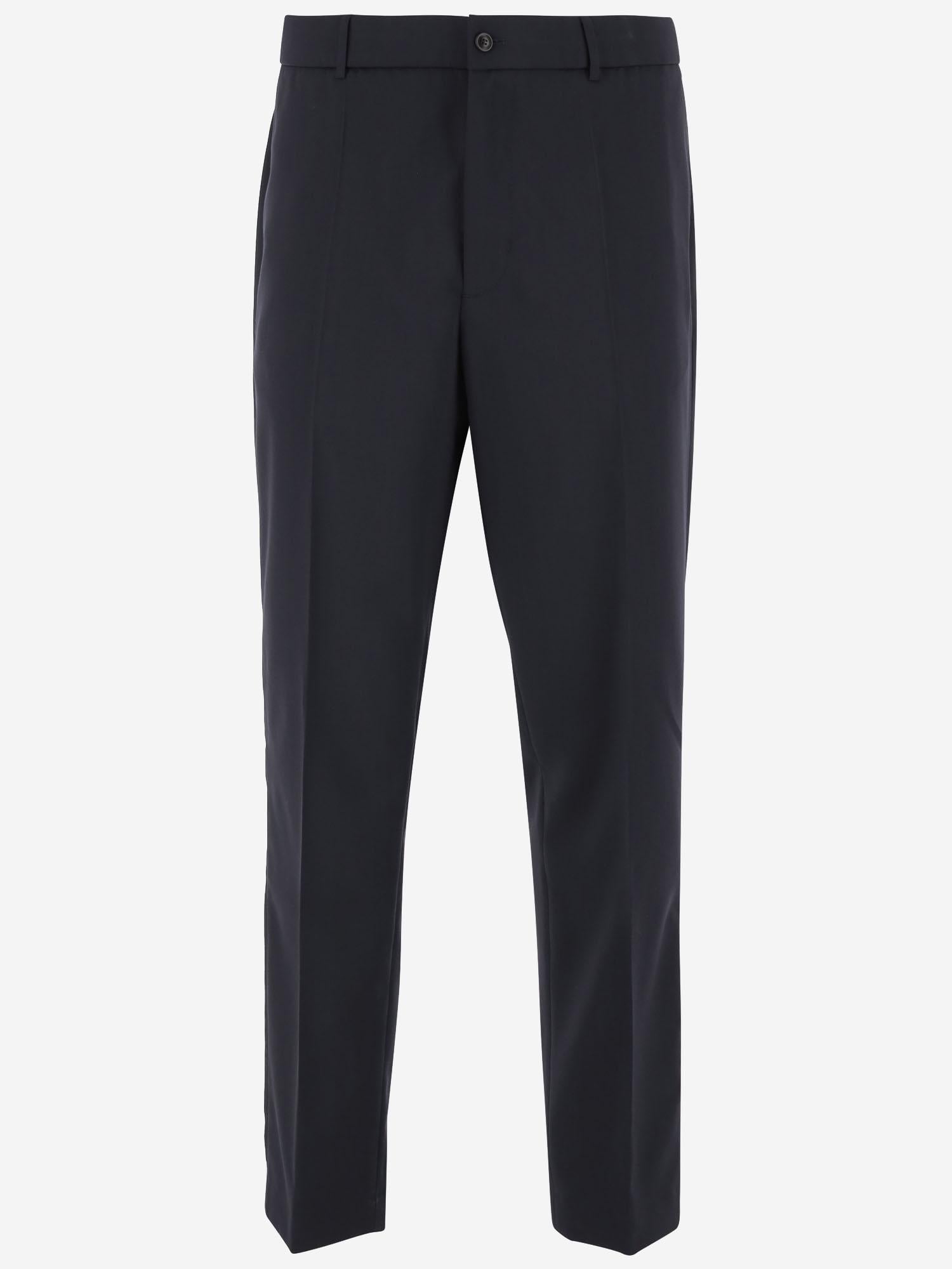 Pantaloni sartoriali in gabardine di misto lana 2A00018 597FV77D MONCLER 