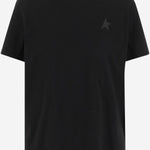 T-SHIRT IN COTONE CON LOGO GWP01220 P00059390100 GOLDEN GOOSE 
