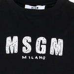 T-SHIRT IN COTONE CON LOGO S6MSJUTH004 110 MSGM KIDS 