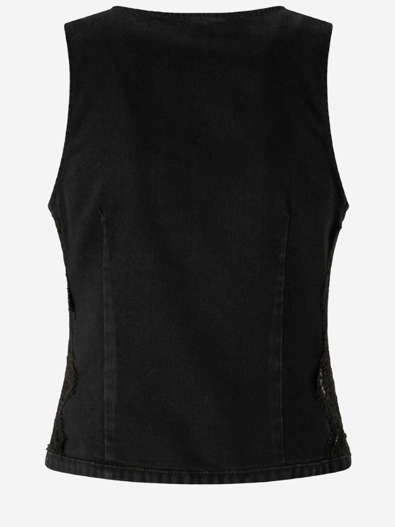 GILET IN COTONE 106424 A33VZ99 PINKO 