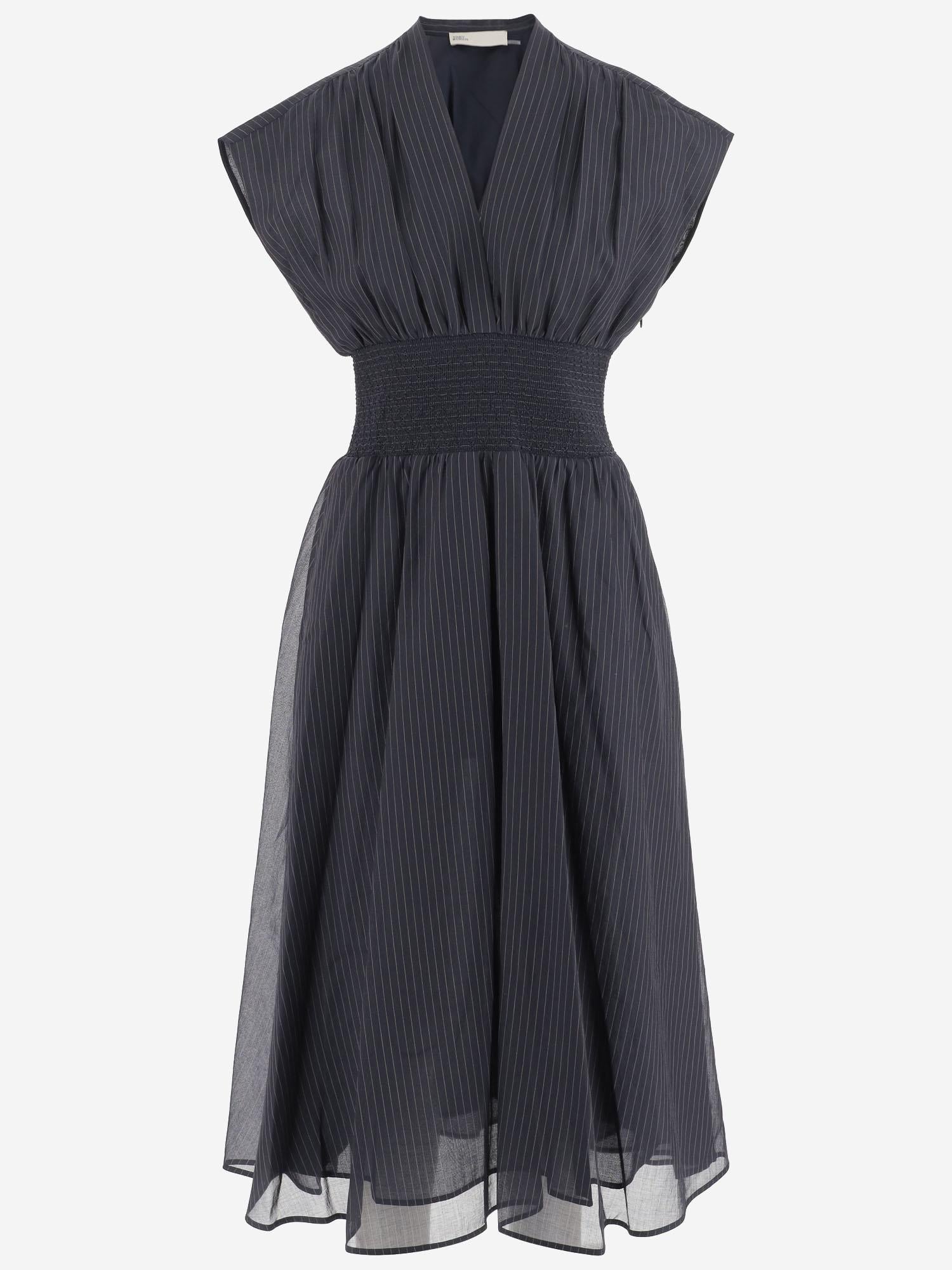 ABITO IN COTONE A RIGHE 170768 400 TORY BURCH 