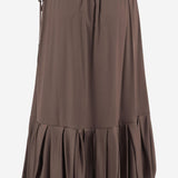 Gonna lunga in seta stretch 010861 2032703 DRIES VAN NOTEN 