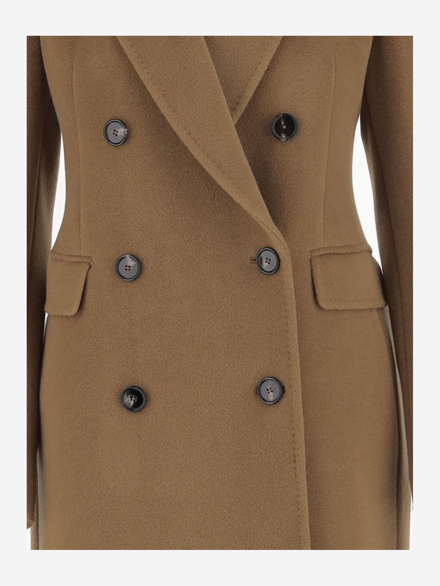 CAPPOTTO DOPPIOPETTO IN ANGORA E LANA CMERYL D70015F1178 TAGLIATORE 