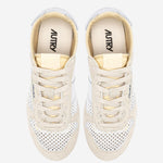 SNEAKERS WINDSPIN LOW WSLWKD03 KNITSUELEAWHTSILV AUTRY 