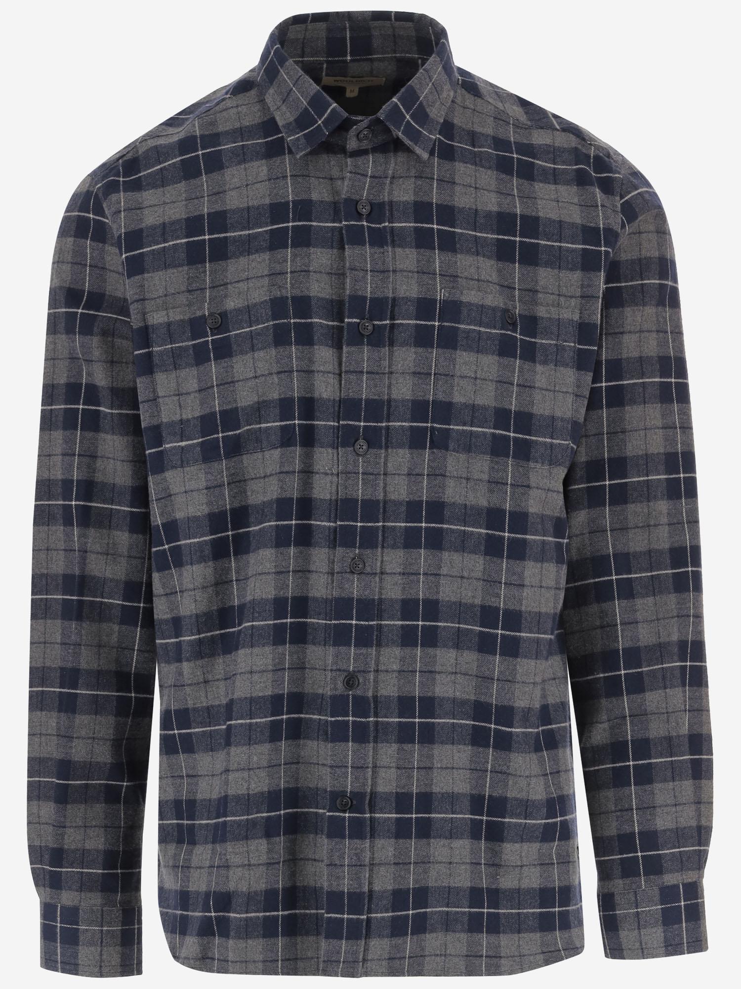 CAMICIA IN COTONE A QUADRI CFWOSI2001MRUT5058 30037 WOOLRICH 