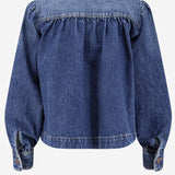 GIACCA ARRICCIATA A COLLO ALTO IN DENIM CH26SDV09258 4A1 CHLOE 