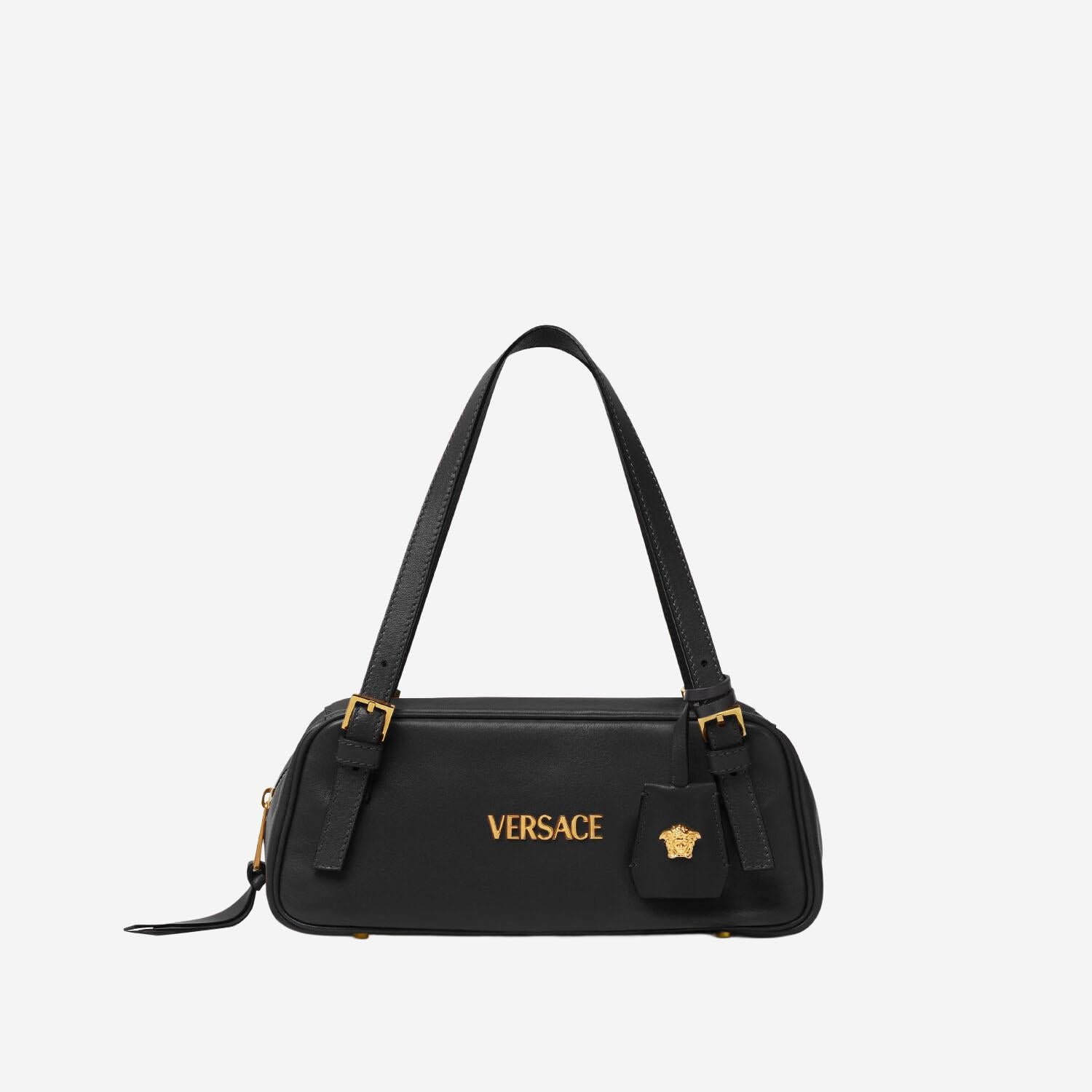 BORSA DA BOWLING IN PELLE 1015792 1A131711B00V VERSACE 