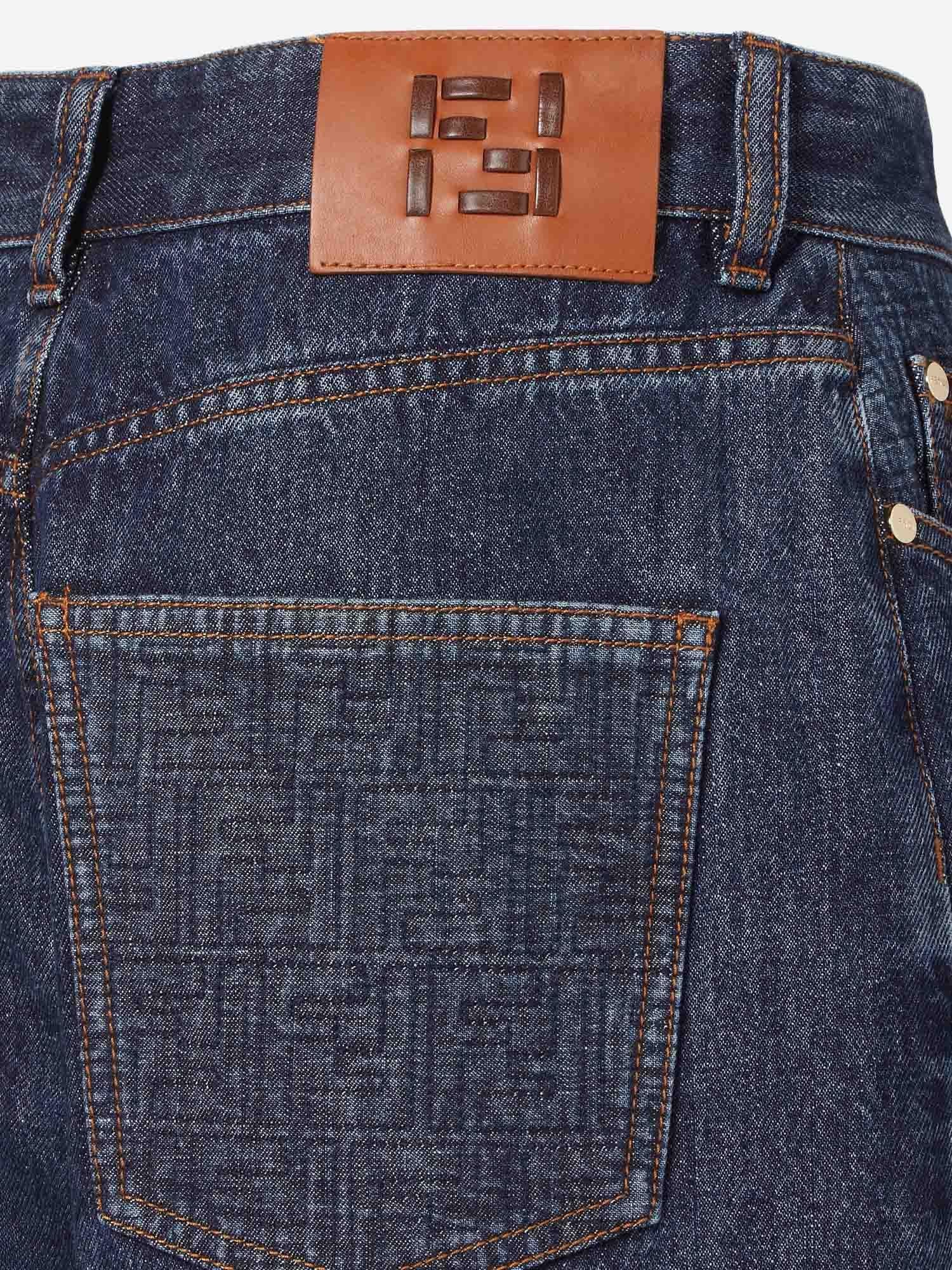 LONG JEANS IN COTONE FLP882 AW82F1UKI FENDI 