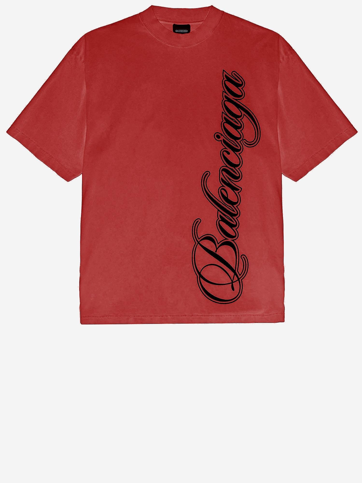 T-SHIRT IN COTONE STAMPA LOGO 764235 TTVM76167 BALENCIAGA 