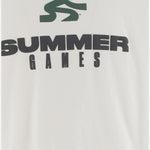 T-SHIRT IN COTONE CON LOGO SG2510101 ORGANICCOTTON SUMMER GAMES 