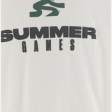 T-SHIRT IN COTONE CON LOGO SG2510101 ORGANICCOTTON SUMMER GAMES 