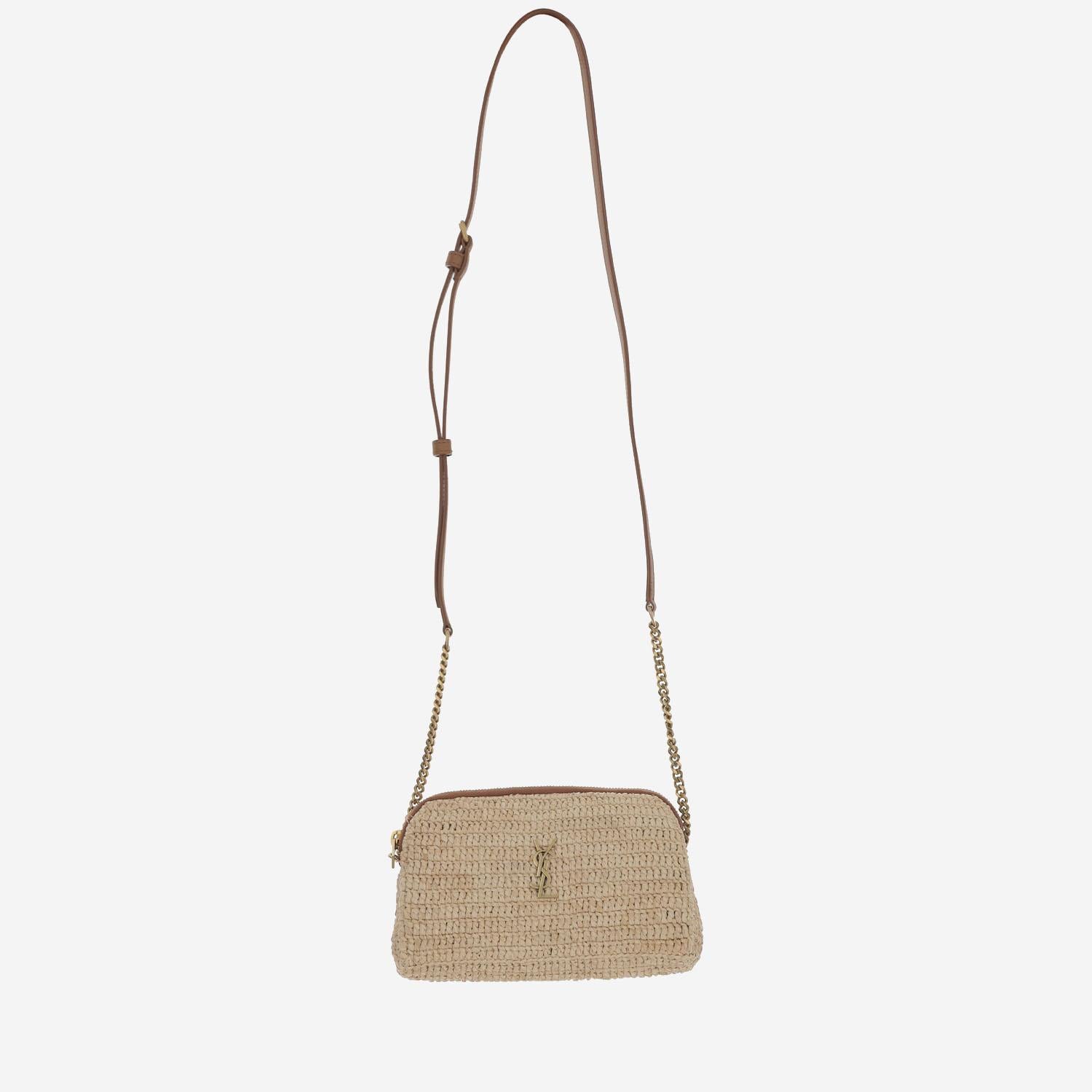 POCHETTE GABY IN RAFIA 774293 GAAEE2080 SAINT LAURENT 