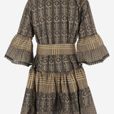 ABITO IN COTONE CON MOTIVO geometrico SPRING 04BLACKGOLD PEPS CANNES 