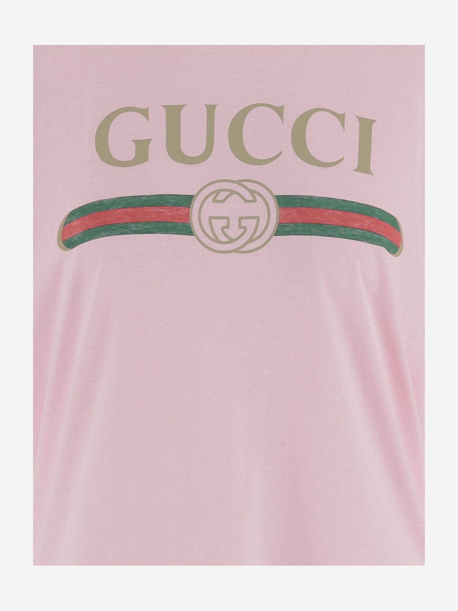 T-SHIRT IN COTONE e seta 865015 XJHUF5031 GUCCI 