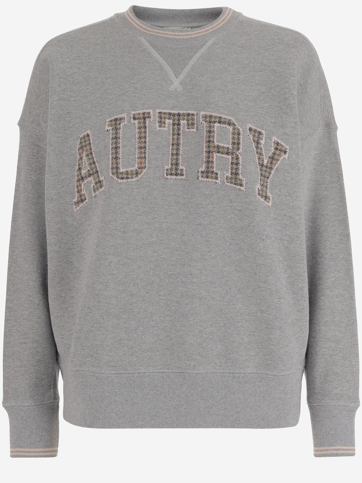FELPA IN COTONE CON LOGO SWPWL9HX MELMAKEUP AUTRY 