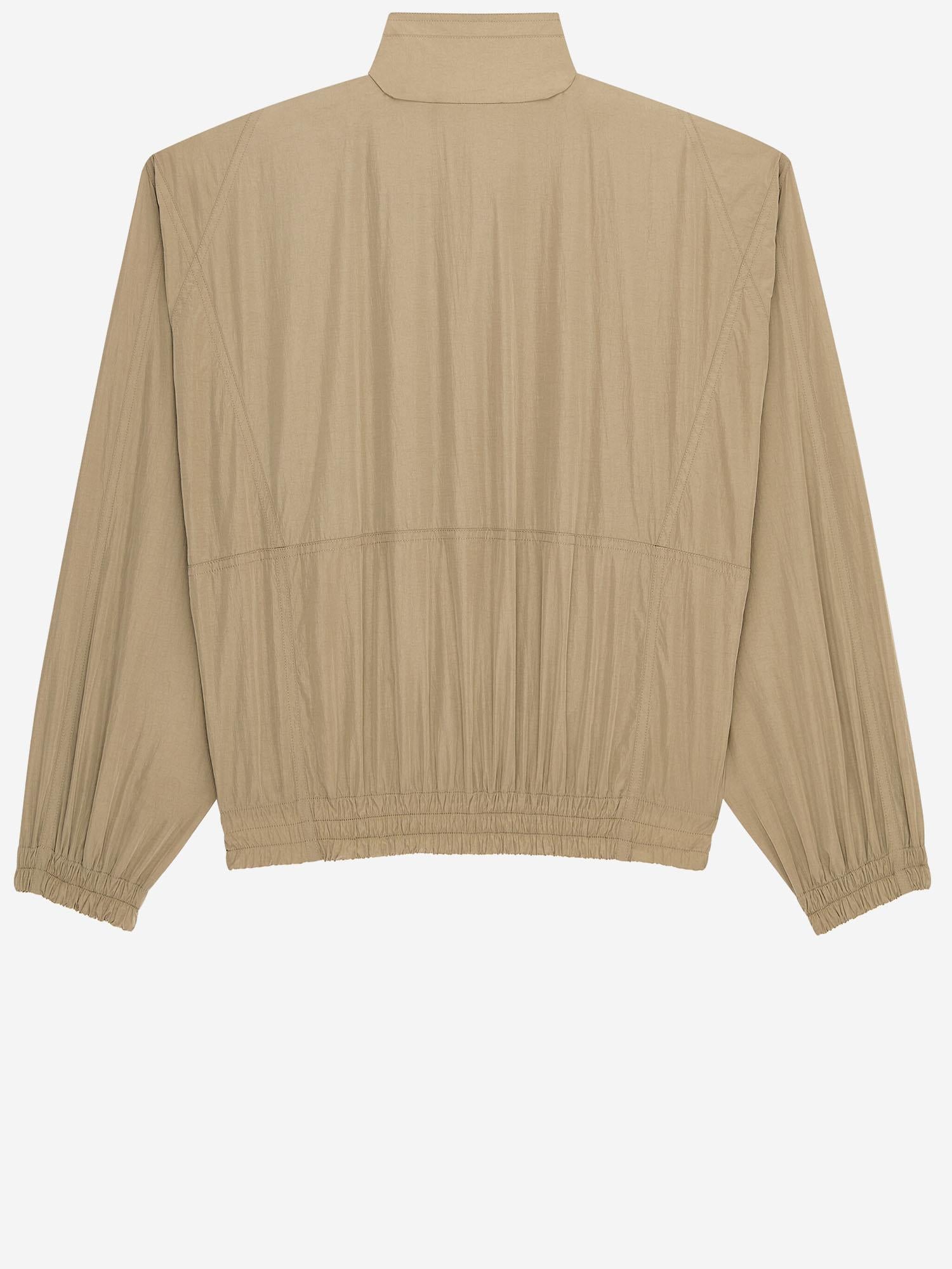 Giacca a vento in tela effetto stropicciato 863244 YZ9GH2576 SAINT LAURENT 