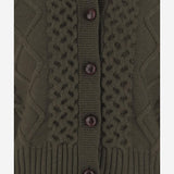 CARDIGAN IN CASHMERE CON MOTIVO TRECCIA KNCD24121 152 ARCH4 