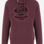 FELPA IN COTONE CON LOGO 37ADELAIDEHOODIE BURGUNDY APRES SURF 