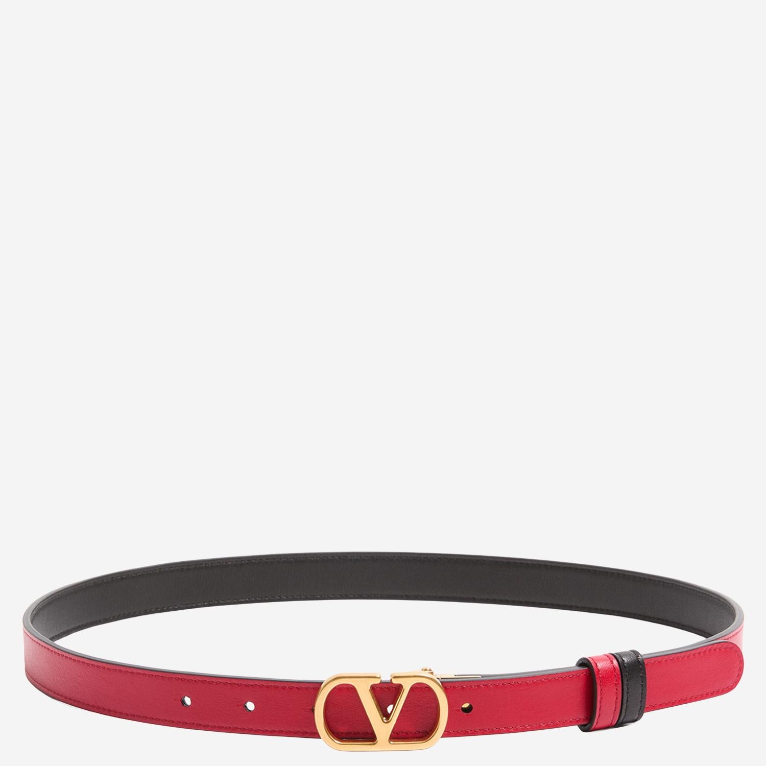 CINTURA VLOGO SIGNATURE IN PELLE 8W2T0SU8 IYR0SM VALENTINO GARAVANI 