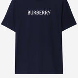 T-SHIRT IN COTONE CON LOGO 8122388 NAVY BURBERRY 