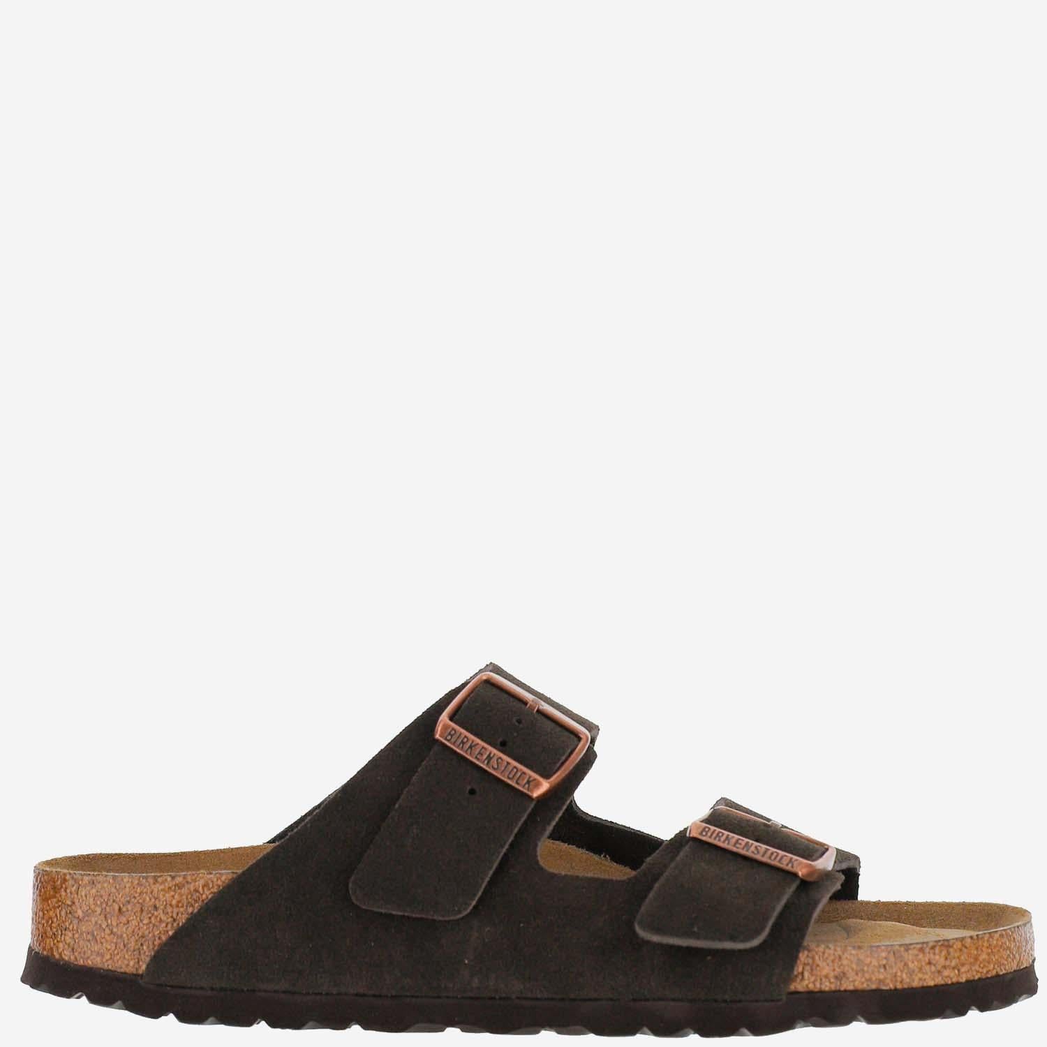SANDALI ARIZONA IN PELLE SCAMOSCIATA 951313 MOCCA BIRKENSTOCK 