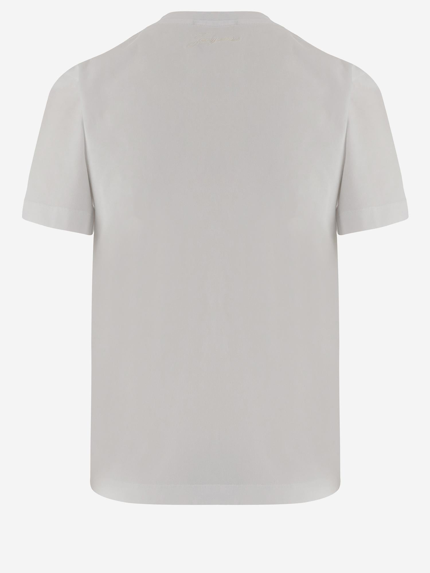 T-SHIRT IN JERSEY DI COTONE TSW00549AJ00068 100 JACQUEMUS 