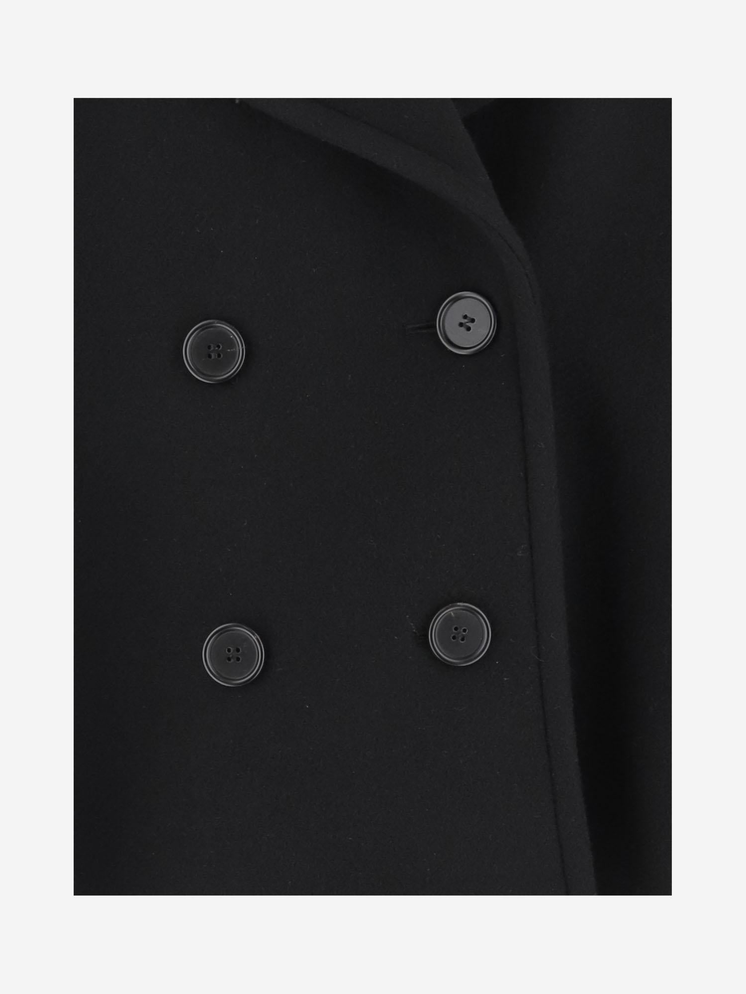 CAPPOTTO CORTO OVERSIZE IN MISTO LANA CH25AMA96952 001 CHLOE 