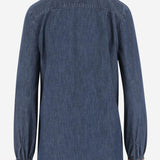 BLUSA IN DENIM DI COTONE 6B0DB03E7MR 558 VALENTINO 