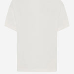 T-SHIRT IN COTONE CON STAMPA LOGO JMI504 7AJF1UVR FENDI KIDS 