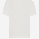 T-SHIRT IN COTONE CON STAMPA LOGO JMI504 7AJF1UVR FENDI KIDS 