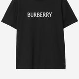T-SHIRT IN COTONE CON LOGO 8118977 BLACK BURBERRY 