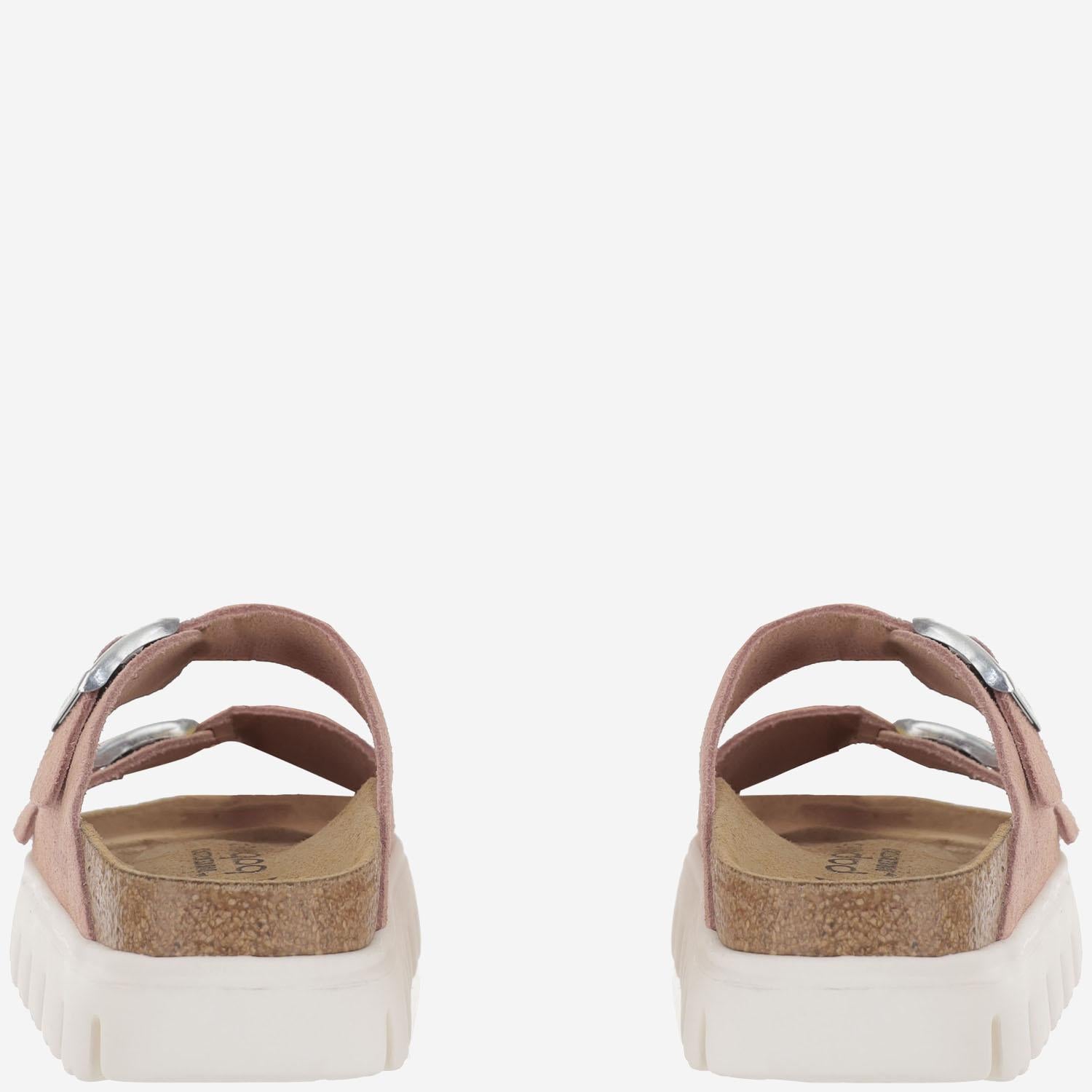 Sandali Arizona PAP Chunky in pelle scamosciata 1031254 PINKCLAY BIRKENSTOCK 