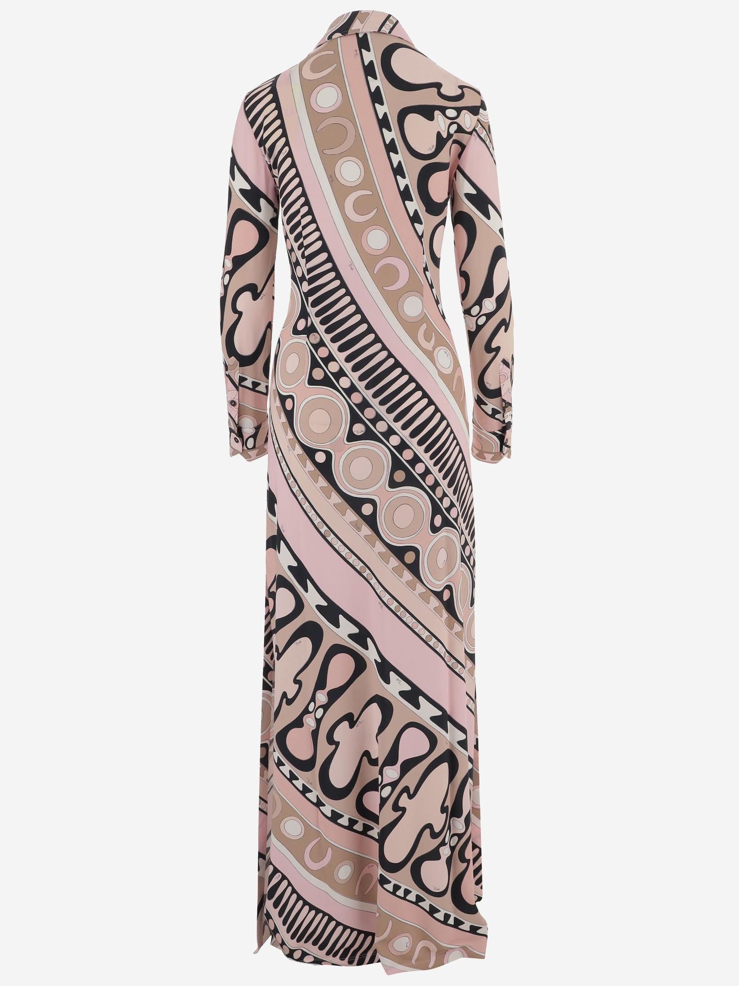ABITO LUNGO IN VISCOSA STRETCH 6HJI656H887 063 EMILIO PUCCI 