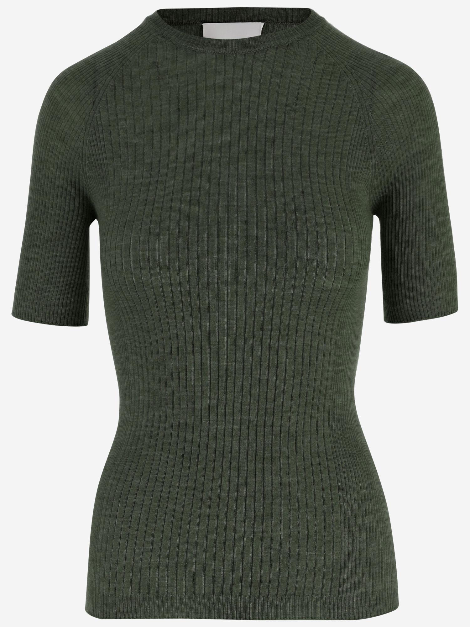 T-SHIRT a coste in misto cashmere S26670 0751 SASUPHI 