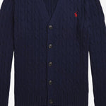 CARDIGAN IN COTONE CON LOGO 322925717 006 POLO RALPH LAUREN KIDS 
