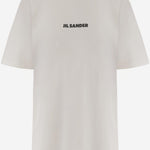 T-SHIRT IN COTONE CON LOGO J02GC0142 J20103102 JIL SANDER 