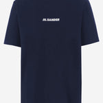 T-SHIRT IN COTONE CON LOGO J02GC0142 J20103401 JIL SANDER 
