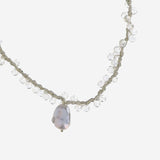 COLLANA CON CRISTALLI e perla VLACOSACHAMP PEARL MELA 