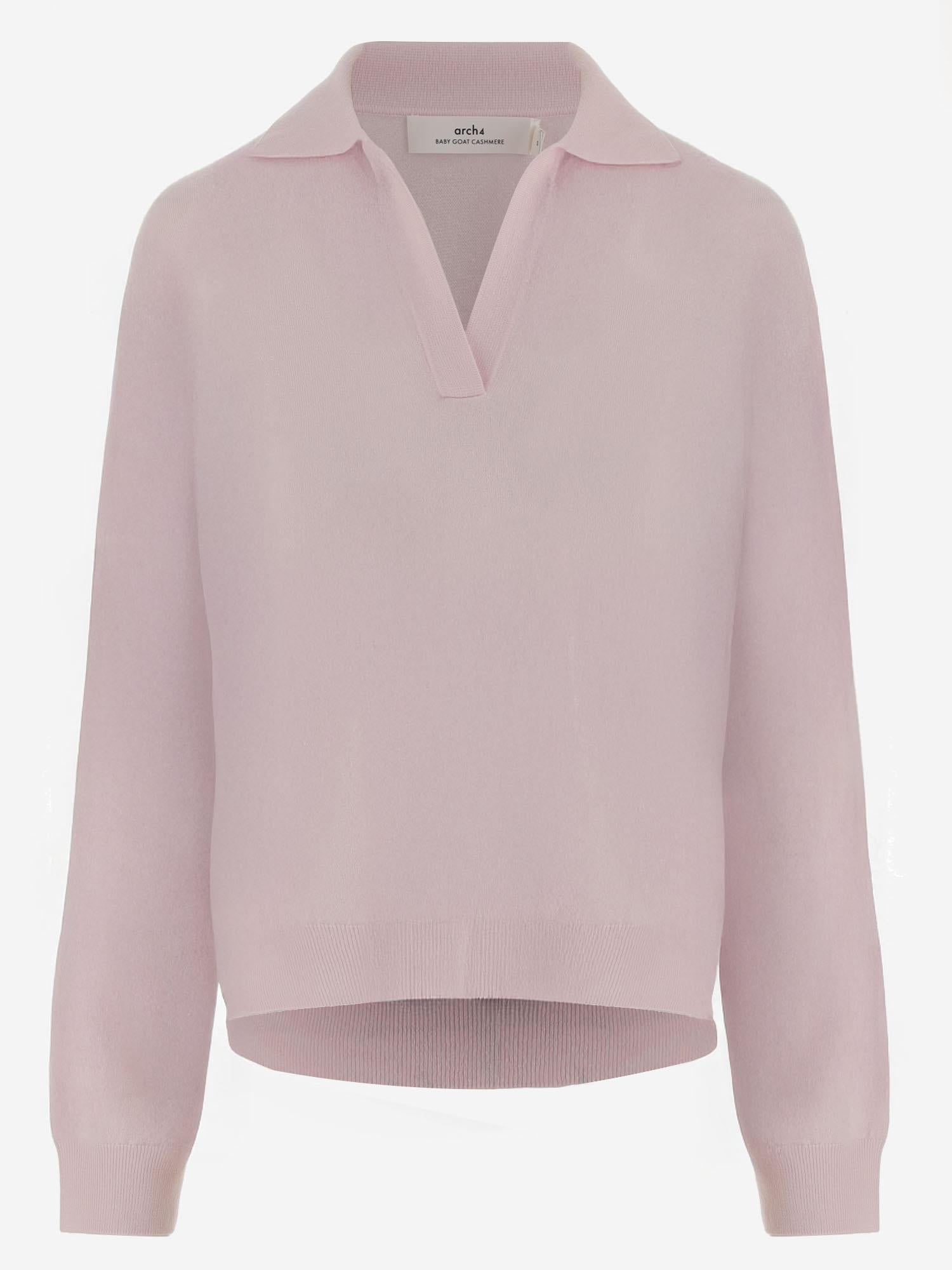 MAGLIONE CON COLLETTO A V IN CASHMERE KNJP21106 292 ARCH4 