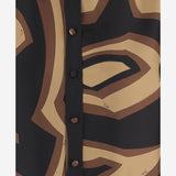 CAMICIA IN SETA CON STAMPA LABIRINTO 5URJ09 5U741049 EMILIO PUCCI 