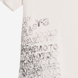 T-SHIRT IN COTONE CON STAMPA KR2224 CHALKWHITE ADIDAS Y3 